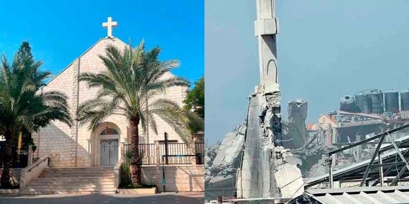 Israel aseguró que el bombardeo a una iglesia católica en Gaza fue