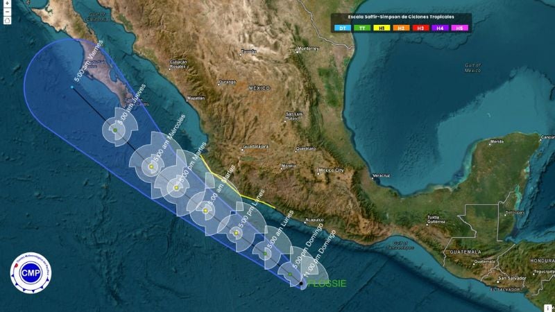 Huracán Flossie México Huracán Flossie México