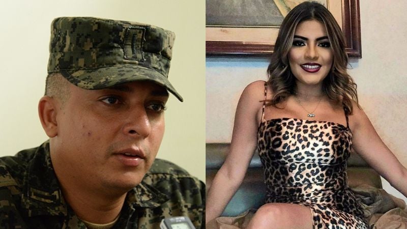 Dan de baja al capitán José Coello, esposo de Saraí Espinal