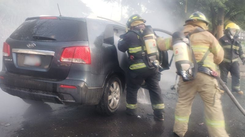 Kia Sorento incendiada Comayaguela