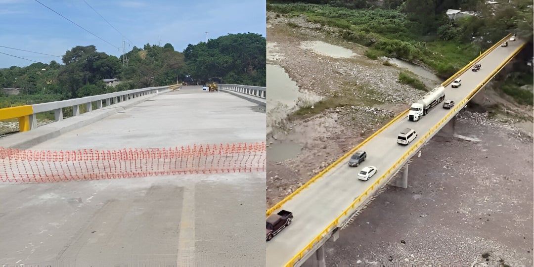 Cerrarán el Puente Saopin en La Ceiba: Estas son las razones