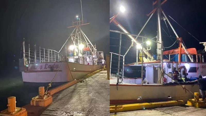 Tripulantes de barco perdido en el Caribe hondureño