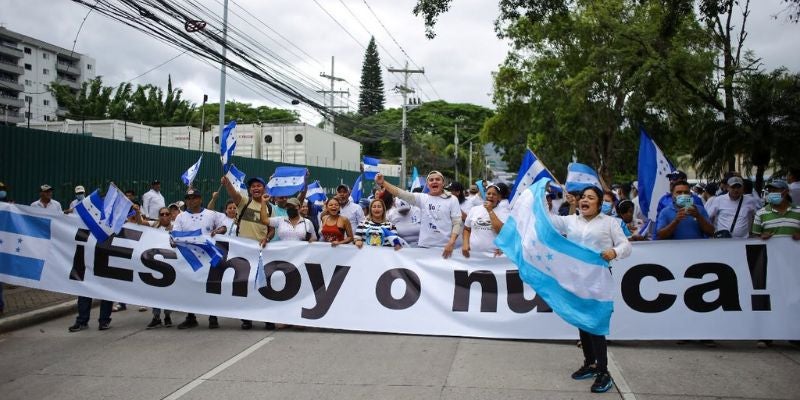 Movilización del Partido Nacional