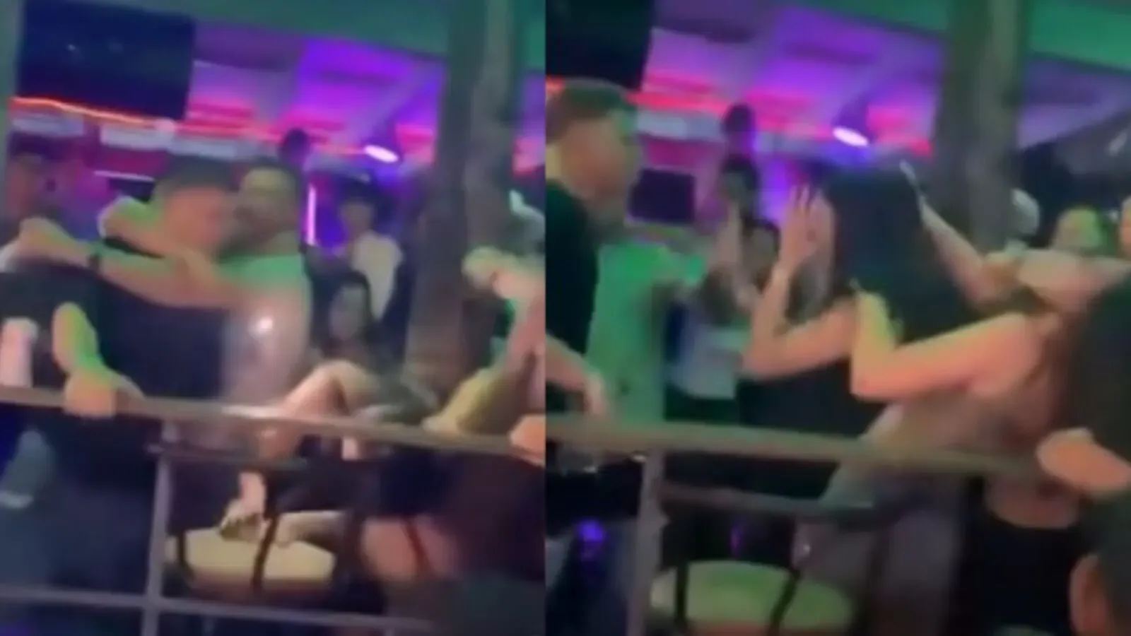 Dos hondureñas se van a los golpes