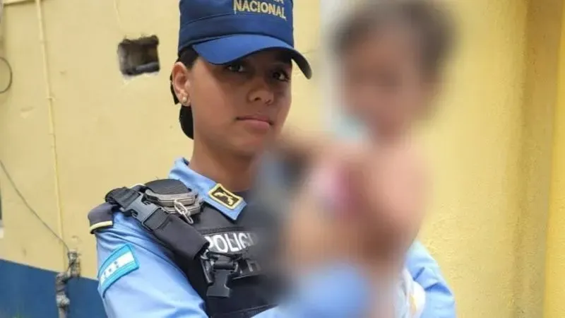 Niña abandonada centro TGU 1