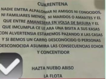 "Nadie entra": Vecinos de barrio Palomar en Choluteca reciben amenaza de grupo armado