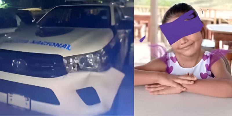 Patrulla atropella a niña de 8 años en Choluteca: su estado es crítico