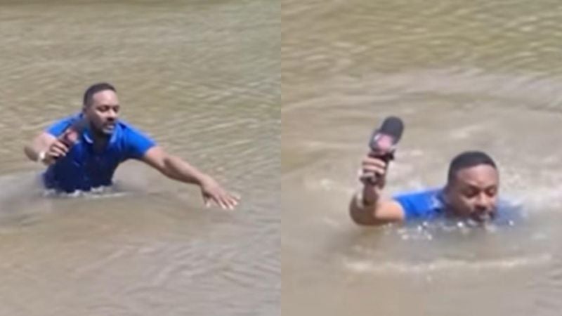 Periodista cuerpo niña Brasil