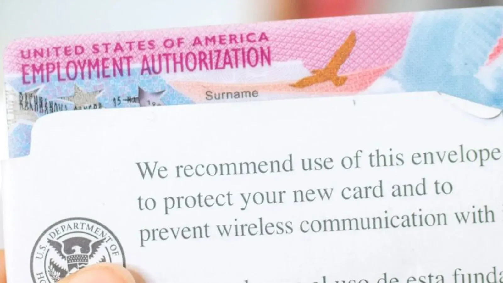 Permiso de trabajar en EE. UU.