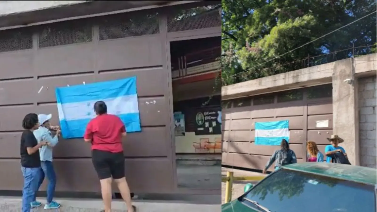 Tomada escuela Ramón Rosa #2