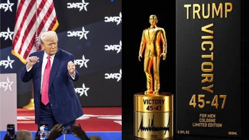 Trump lanza nueva línea de perfumes
