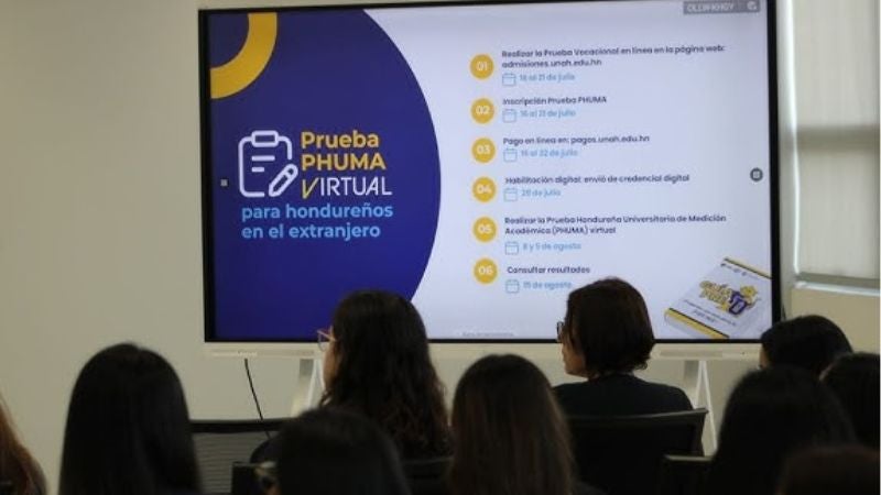 UNAH Prueba PHUMA para hondureños en el extranjero