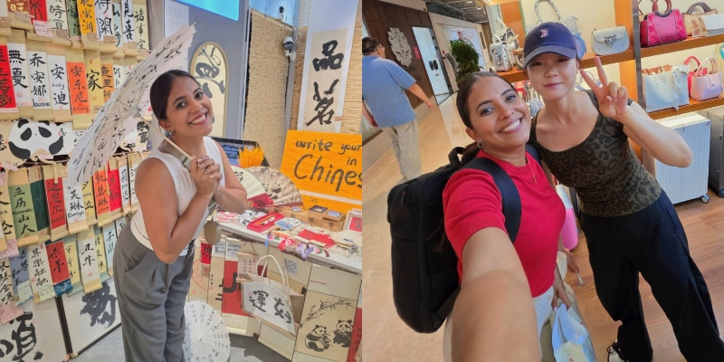 Suly Cálix experiencia China