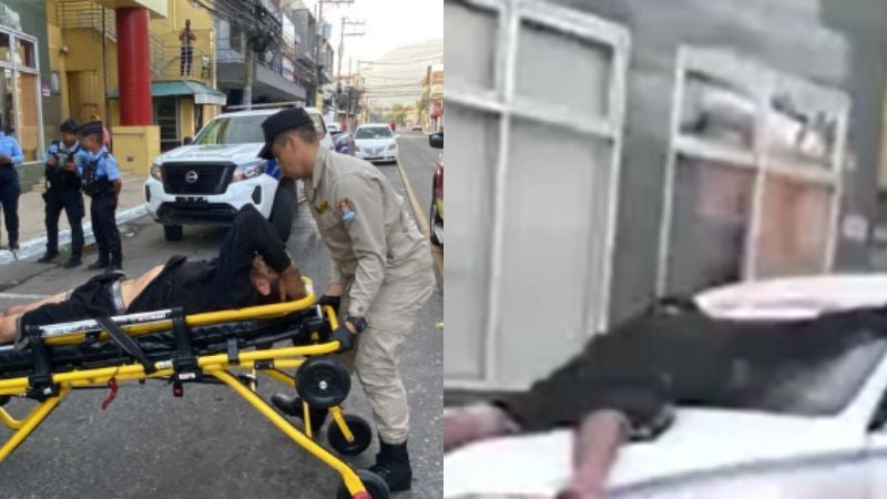 ladrón herido en La Ceiba