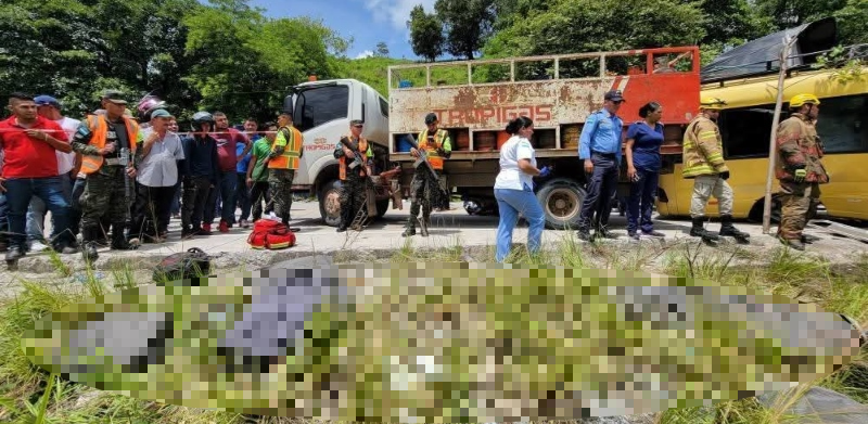 Videos de accidente en Copán