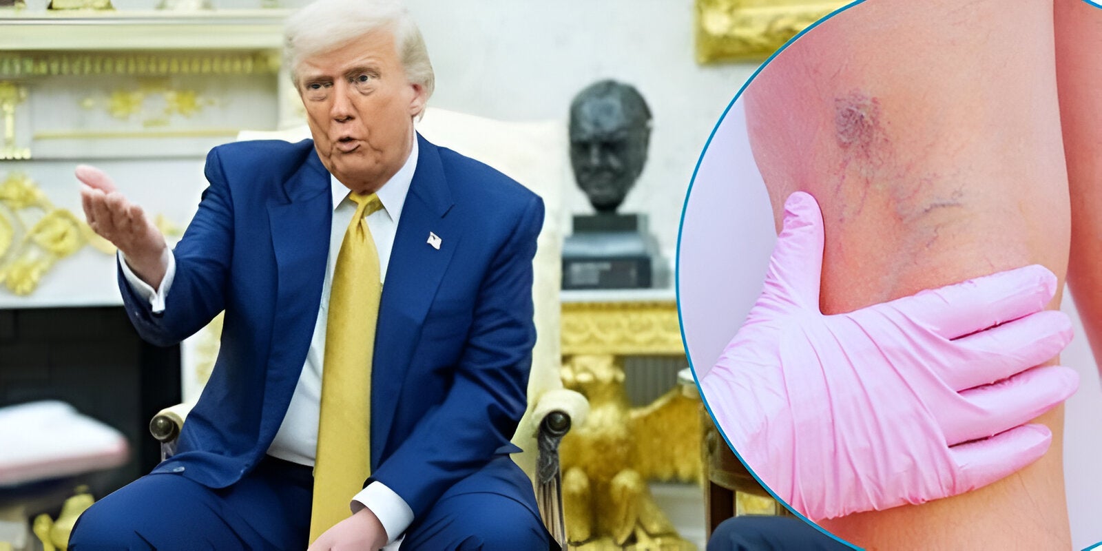 ¿En riesgo la salud de Trump? Le diagnostican insuficiencia venosa crónica