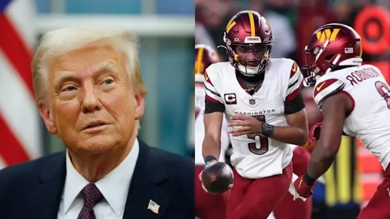 Trump presiona a Washington Commanders