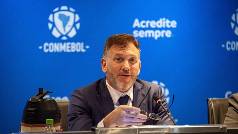 Alejandro Domínguez, el presidente de la Conmebol.