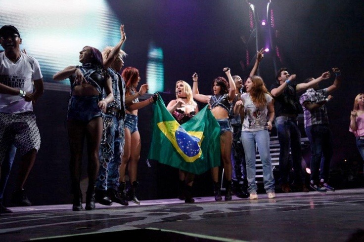 Britney fans show en Brasil