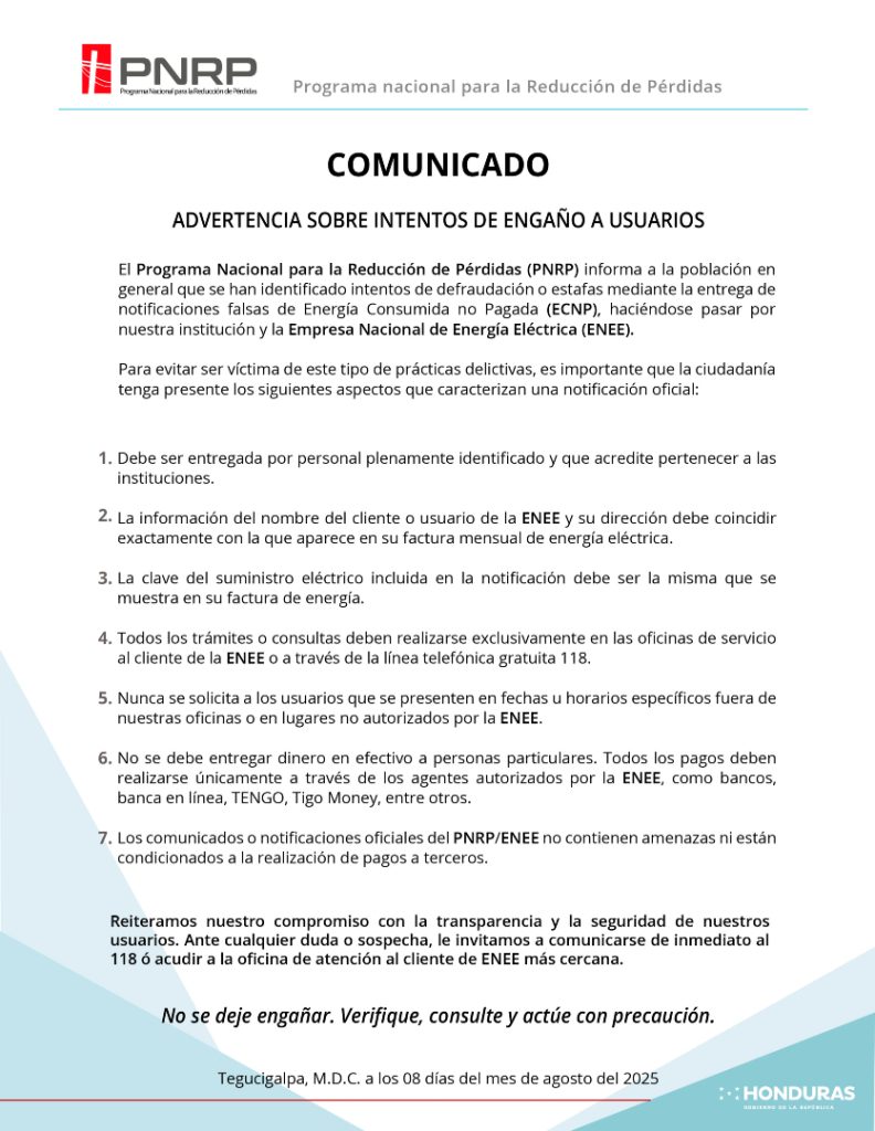 Comunicado 