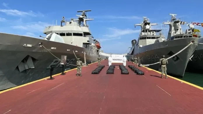 México incauta 2.8 toneladas cocaína