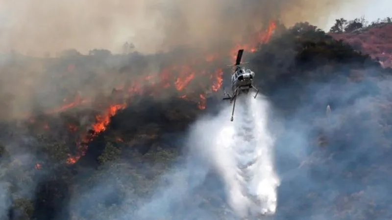 Alerta calor incendios California