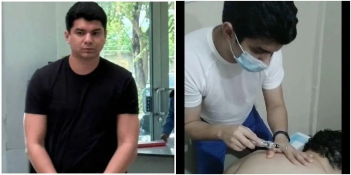 Según las autoridades, el hombre se hacía pasar por quiropráctico.
