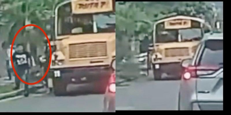 El video muestra varias persona saltando de la unidad.