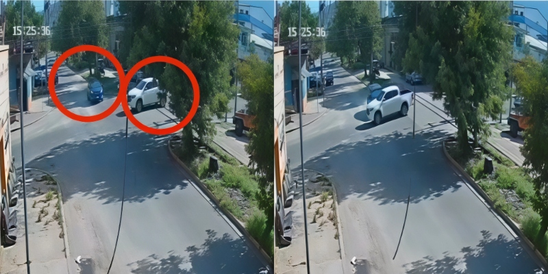 Colisión entre dos carros en SPS