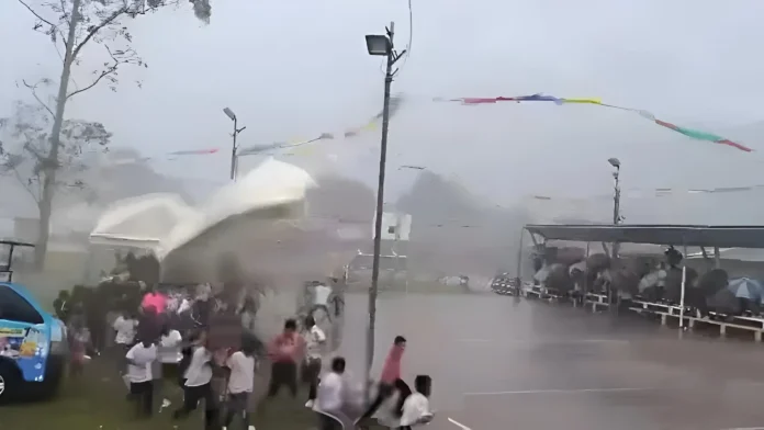 Caos captado en Jocón, Yoro.