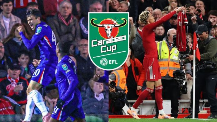 El Liverpool y el Chelsea sufrieron en sus encuentros, pero avanzaron a la siguiente ronda de la Carabao Cup.