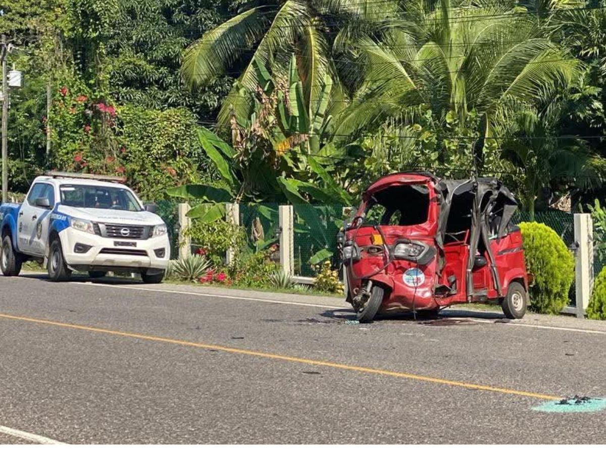 Accidente niños San Marcos Omoa