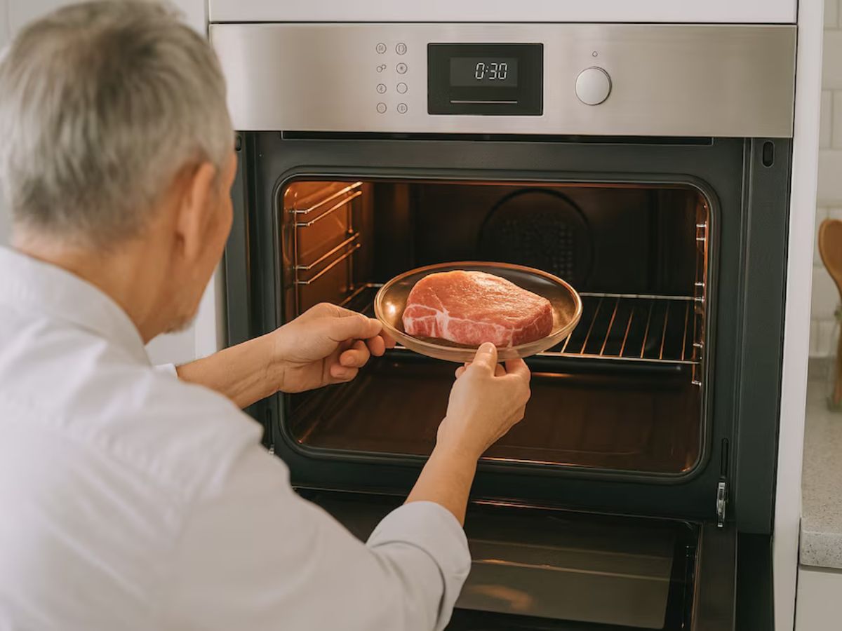 fallos al descongelar carne