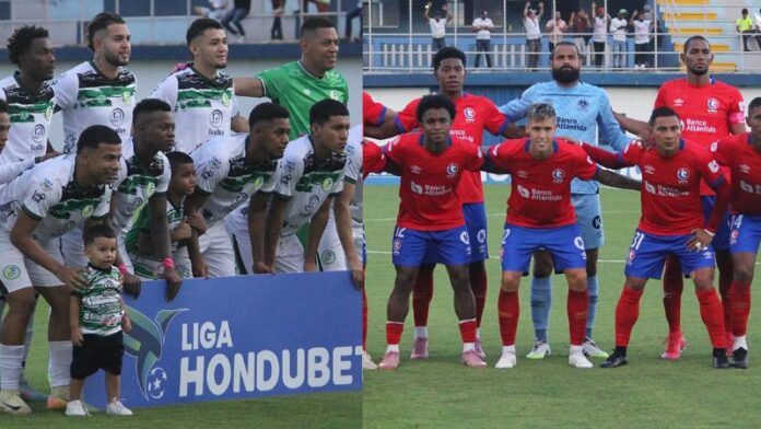 Juticalpa FC y Olimpia se enfrentan en el estadio Juan Ramón Breve Vargas.
