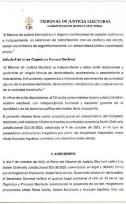 Segunda parte del informe.