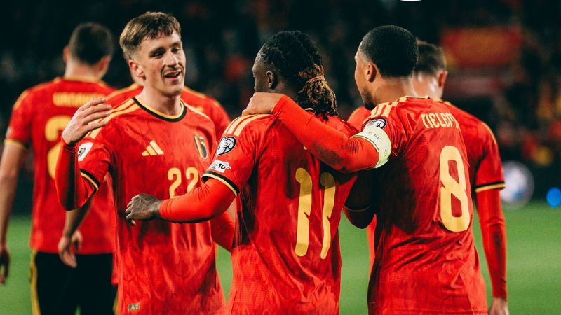 Los belgas son parte de las selecciones europeas que animarán el Mundial de 2026.