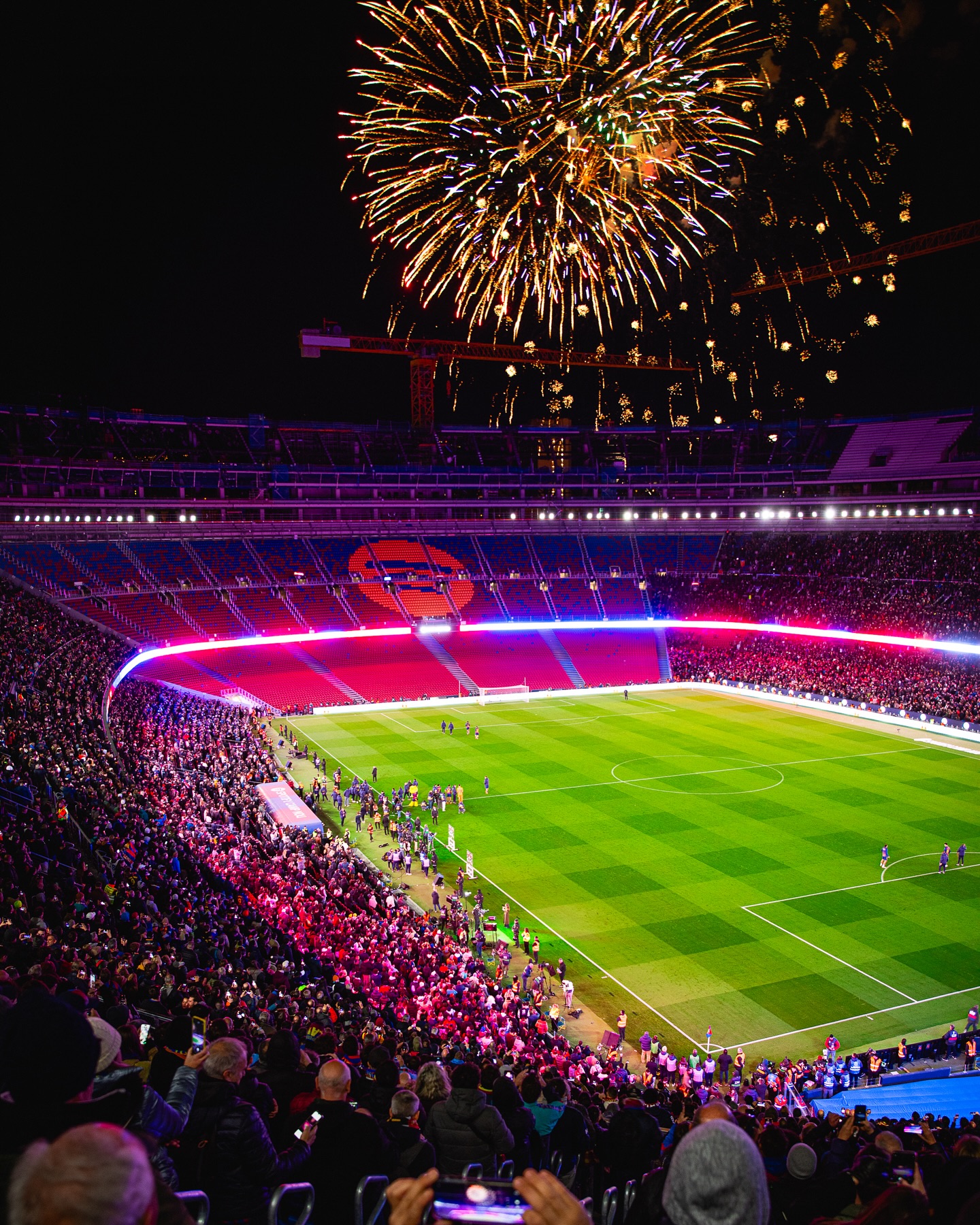 Los barcelonistas volvieron triunfales al Spotify Camp Nou, que este sábado registró la presencia de 45 mil aficionados.