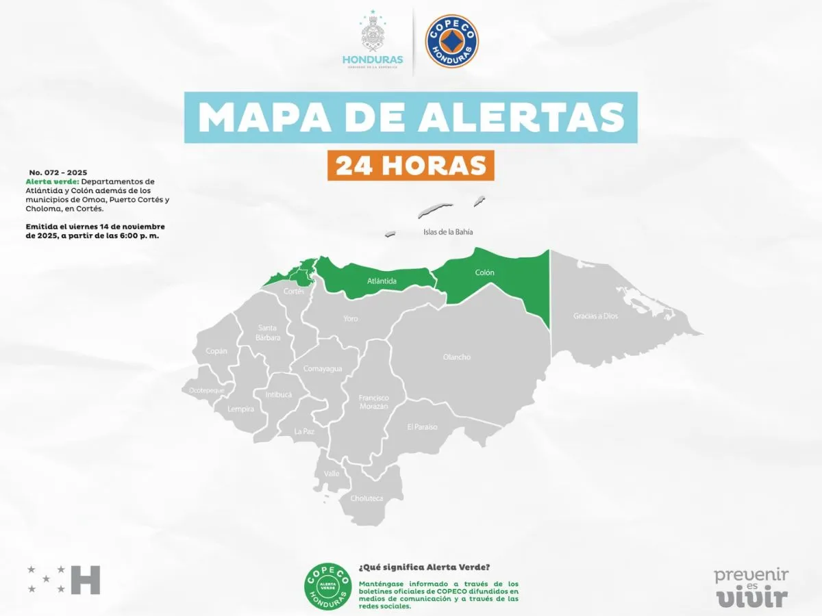 Saturación de suelos deja incomunicadas a 16 comunidades en el Merendón
