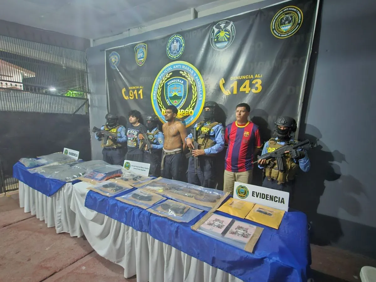 Detenidos Chamelecón