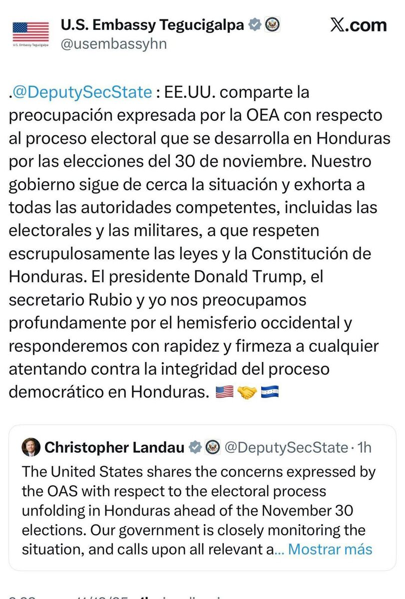 Embajada de Estados Unidos en Honduras