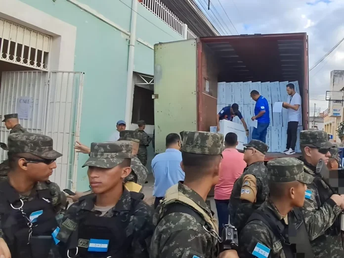 FF.AA. centros de votación en Sabanagrande