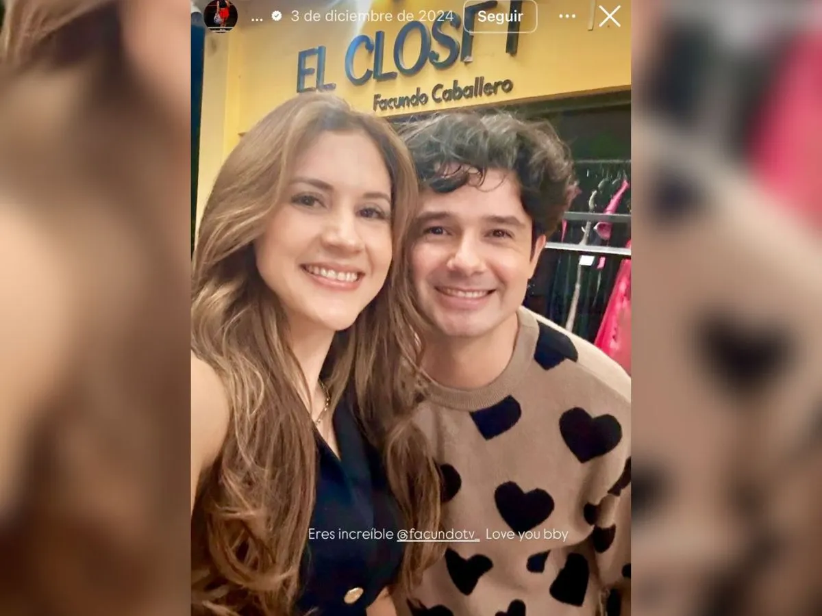 Facundo Caballero presenta a su pareja