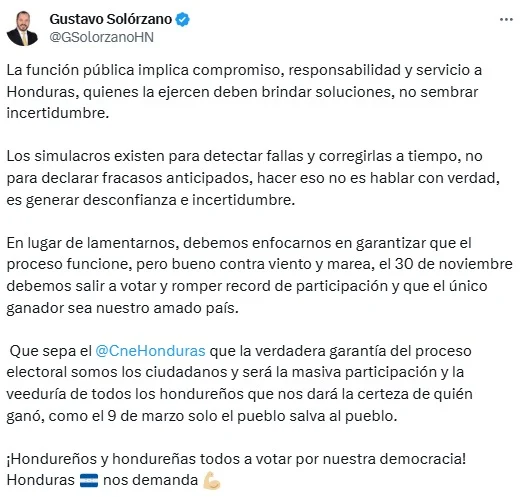 "Los simulacros existen para detectar fallas y corregirlas a tiempo": Gustavo Solórzano