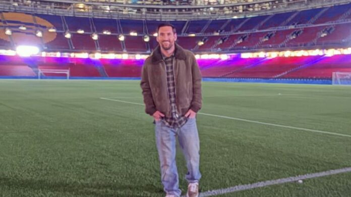 Lionel Messi regresó a Barcelona y visitó el Spotify Camp Nou.