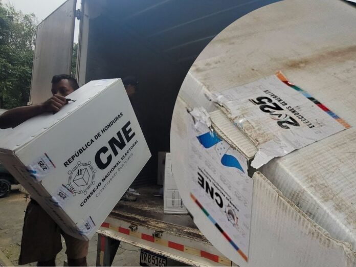 A tres días de elecciones, maleta electoral en El Paraíso llega con tres sellos rotos