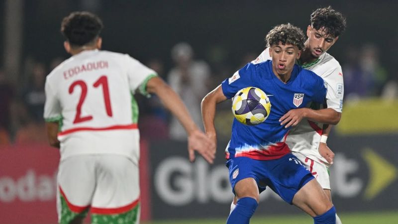 Marruecos se encargó de mandar a casa a la selección Sub-17 de Estados Unidos.