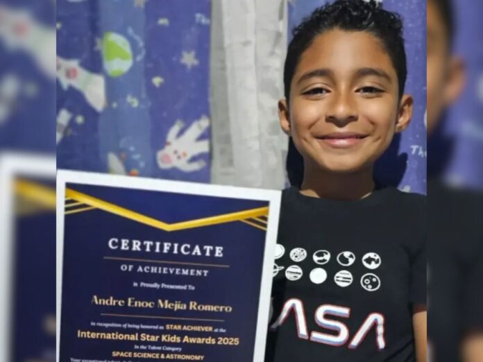 Niño hondureño International Star Kids Awards 2025