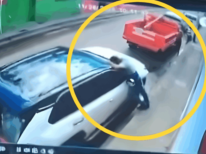 Ladrón oba artículos en una camioneta en Olancho