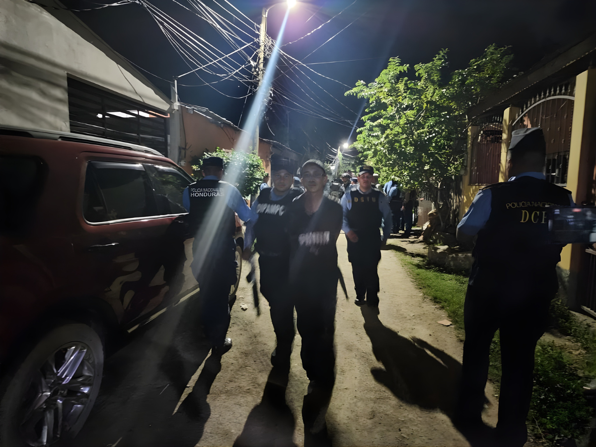 pandilleros de la 18 en Chamelecón