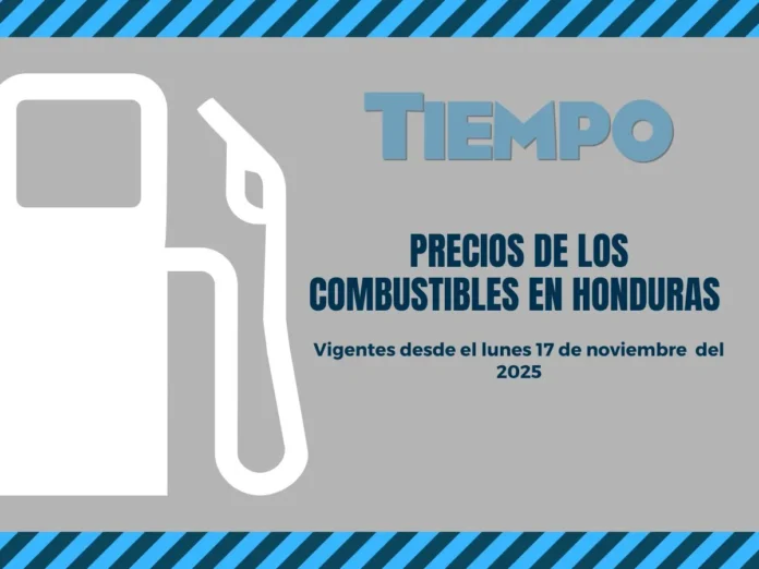 Precios combustibles lunes 17 noviembre
